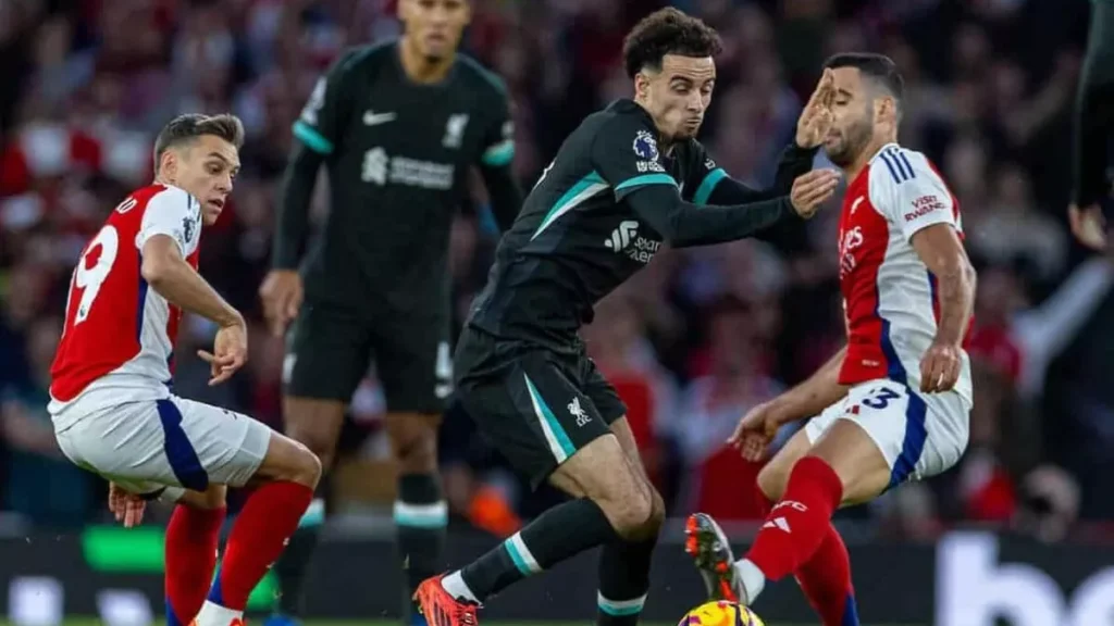 ملخص مواجهات ليفربول وأرسنال في الدوري الإنجليزي الممتاز 2025